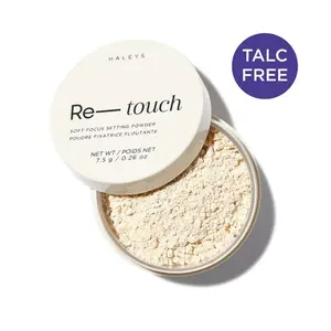 HALEYS Beauty Re—touch Soft Focus Talc Free Setting Powder Ultra-Blurring Translucent Powder for 16 Hours Makeup Setting