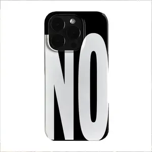 NO and YES Personalized Art Black and White Letters Phone Case For iPhone 16 15 14 13 12 11 Pro XS Max 7 8 Plus