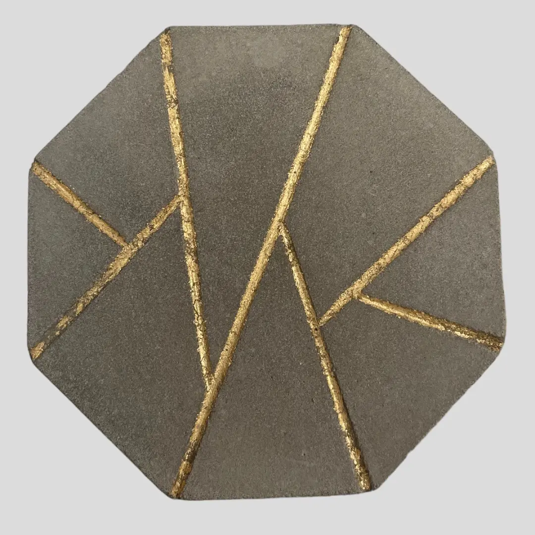 Deco Gold Coaster Set Tableware Sturdy