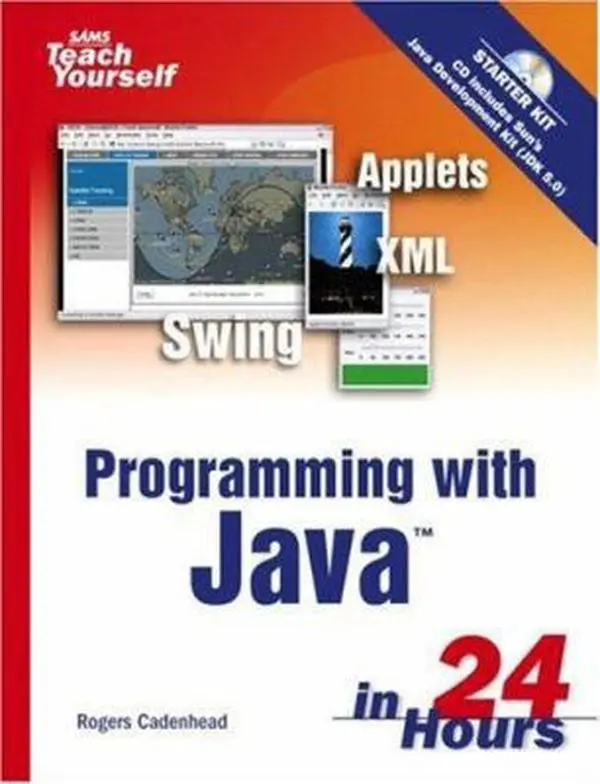 USED-Sams Teach Yourself Programming With Java in 24 Hours by Rogers Cadenhead (Paperback)