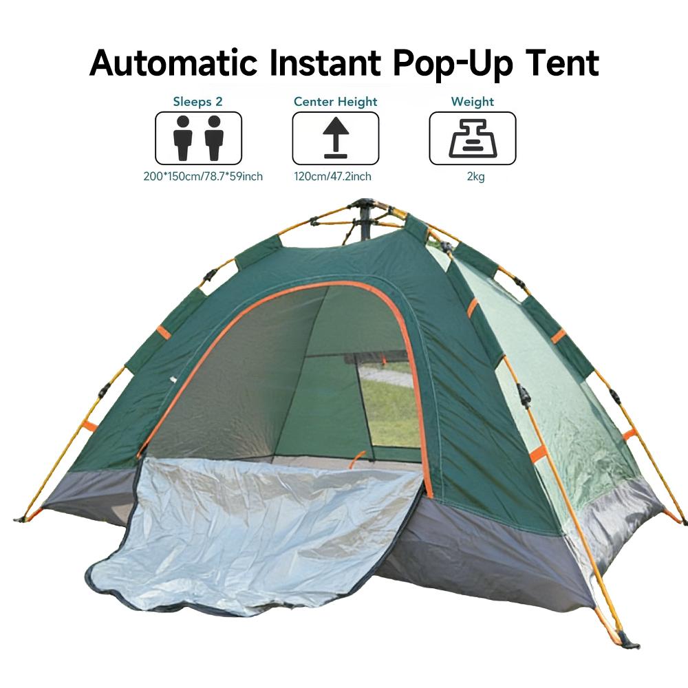 Reactive Outdoor Tent - 3 Second Tent - 3 Sec Instant Pop Up Tent - Easy and Quick Setup Camping Tent - 1 Person Setup Waterproof Double Layer Outdoor Camping Tent