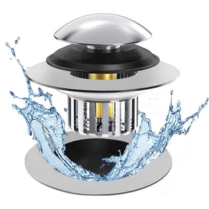 Pop Up Tub Stopper Bathtub Drain, Hair Catcher and Cover, Drain Plug Replaces Lift Turn, Tip-Toe and Trip Lever Bathtub Drains (Silver)