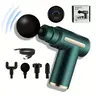 Mini Electric Fascial Massager, 1 Set of Handheld Muscle Percussion Massager, Body Muscle Relaxation & Stress Relief Massage Tool, Perfect New Year & Winter Gift, Ideal Holiday Present, USB Rechargeable Massagers, Massagers for Body