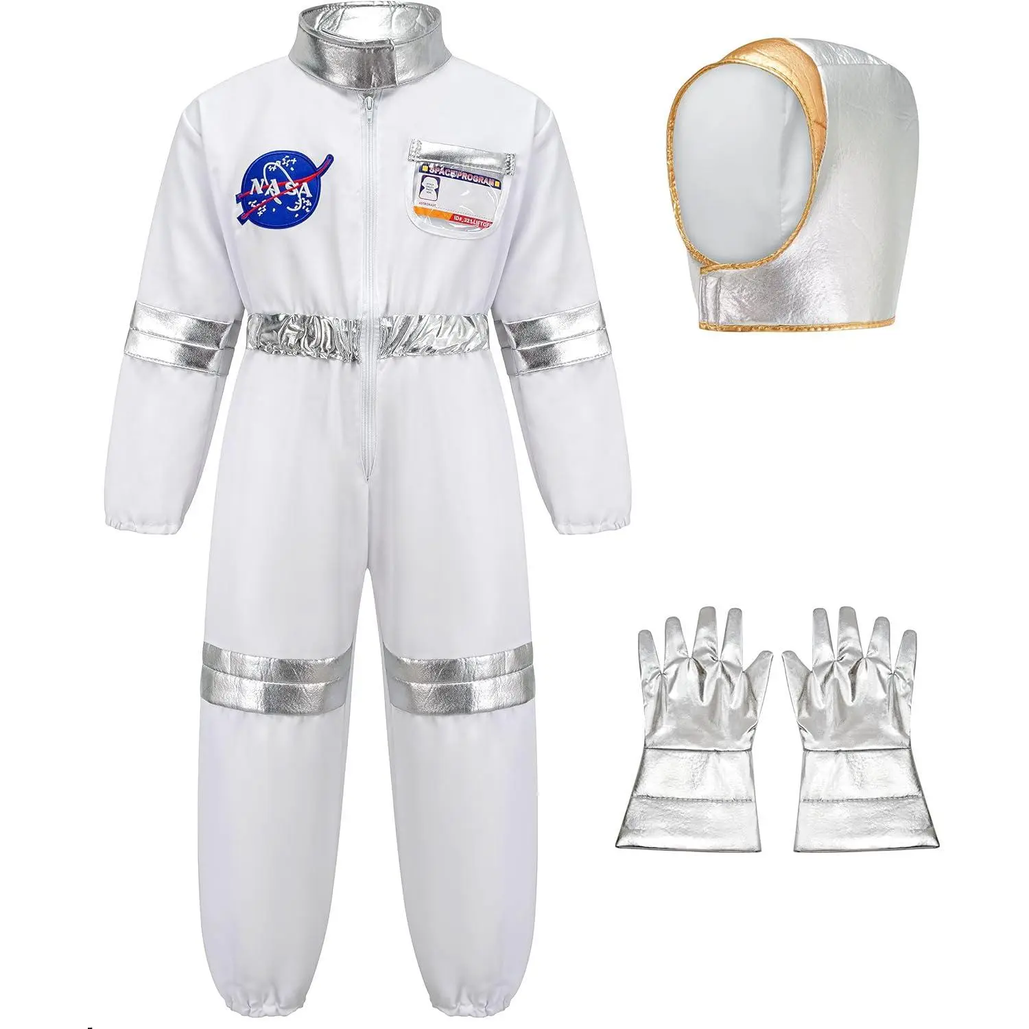 X-CPA19   Astronaut Costume for kids Toddler Space Suit Birthday Party Halloween Role Play Dress Up