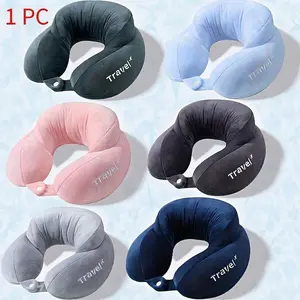 U-Shaped Travel Pillow, Neck Support Pillow, Cervical Pillow, Airplane U-Shaped Pillow,  Sleeping Aid