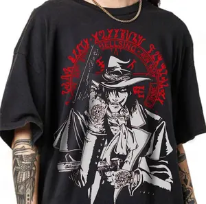[Sale up to 30%] Hellsing Alucard Anime Manga Lovers Shirt, Graphic Japanese Vintage Special Anime T-shirt, Fan Gifts