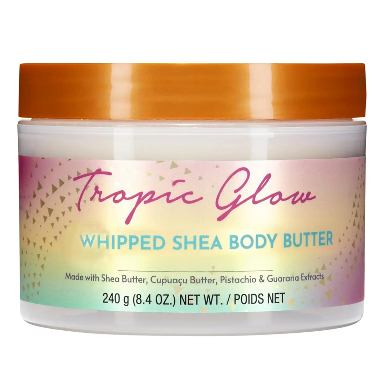 Tree Hut Tropic Glow Whipped Body Butter with Shea Butter, 8.4 Oz | Whipped Shea Body Butter, Long-Lasting Hydration for Soft, Smooth Skin, Essential Body Care, Lightweight Moisturizer