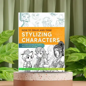 Quick Start Comic Drawing Tutorial Book, Portable Size 8.66x6.69 Inches, Ideal for Adults & Teens, Perfect Gift, No Pen Included, Art Sketchbooks