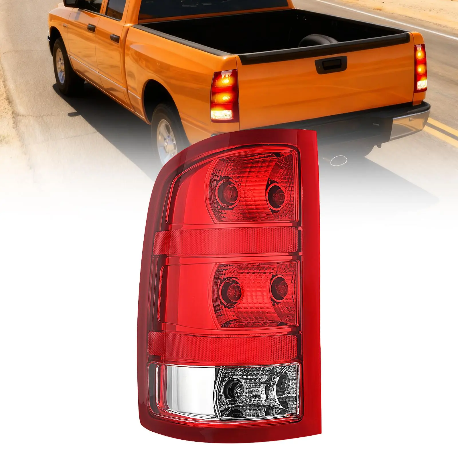 Nilight OE-Style Automotive Driver-Side Taillight Assembly - High-Impact Blinker Lights with Silicon Seal, Car Lighting Replacement for 2007-2013 GMC Sierra 1500/2500HD/3500HD Truck & Car Accessories