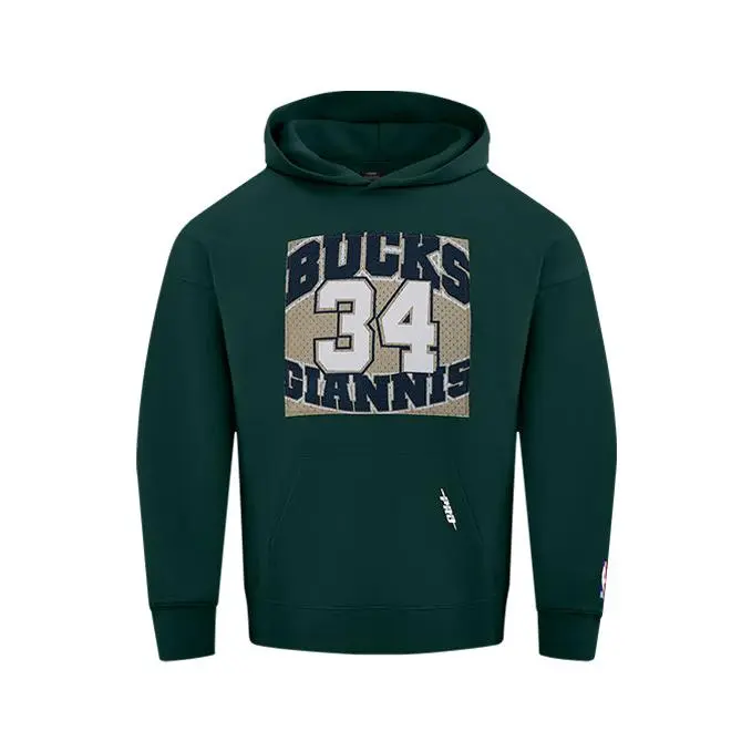 Pro Standard Made To Play Giannis Antetokounmpo Milwaukee Bucks Hooded Sweatshirt