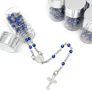 San Judas Rosary with Mini Crystals