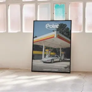 [SALE UP TO 50% + FREE SHIP] Polar Gas Station Poster – Automotive Wall Art Print