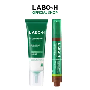 LABO-H Scalp Reset Duo | Pre-Shampoo Scaler and PDRN Roll-On Serum | 2-Step Hair Loss Scalp Routine Set | Korean Haircare