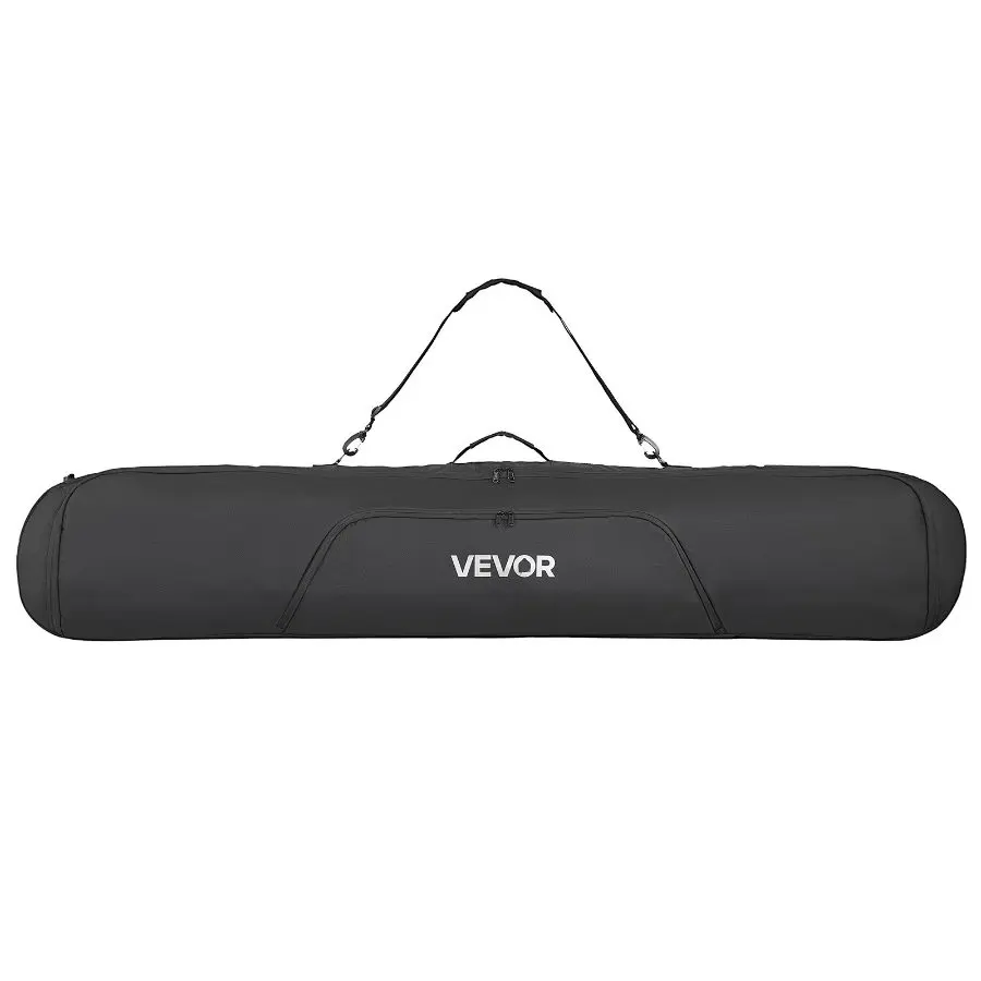 VEVOR Ski Boot Bag, 65L, Snowboard Boots Travel Backpack for Men Women, with Waterproof Exterior Bottom, Durable 1680D Oxford, Bag for Skis, Snowboard, Helmet, Goggles, Gloves, Accessories (Black).VEVOR Super Brand Day