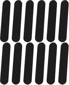 12-Pack Hat Size Reducer - Foam Tape for Hats & Caps - Sweatband Sizing Tape for Men & Women (Black)