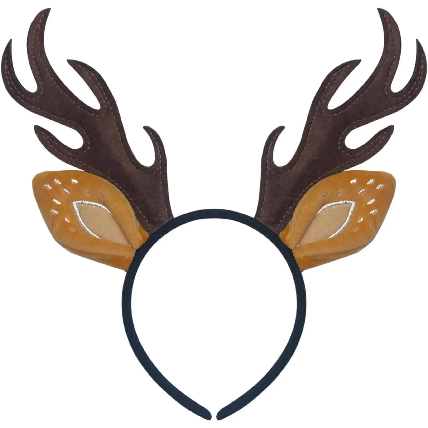 Reindeer Antlers Headband - Reindeer Ears for Christmas Party Favor - Antler Headband Costume Christmas Headbands for Women - Halloween Party Cosplay
