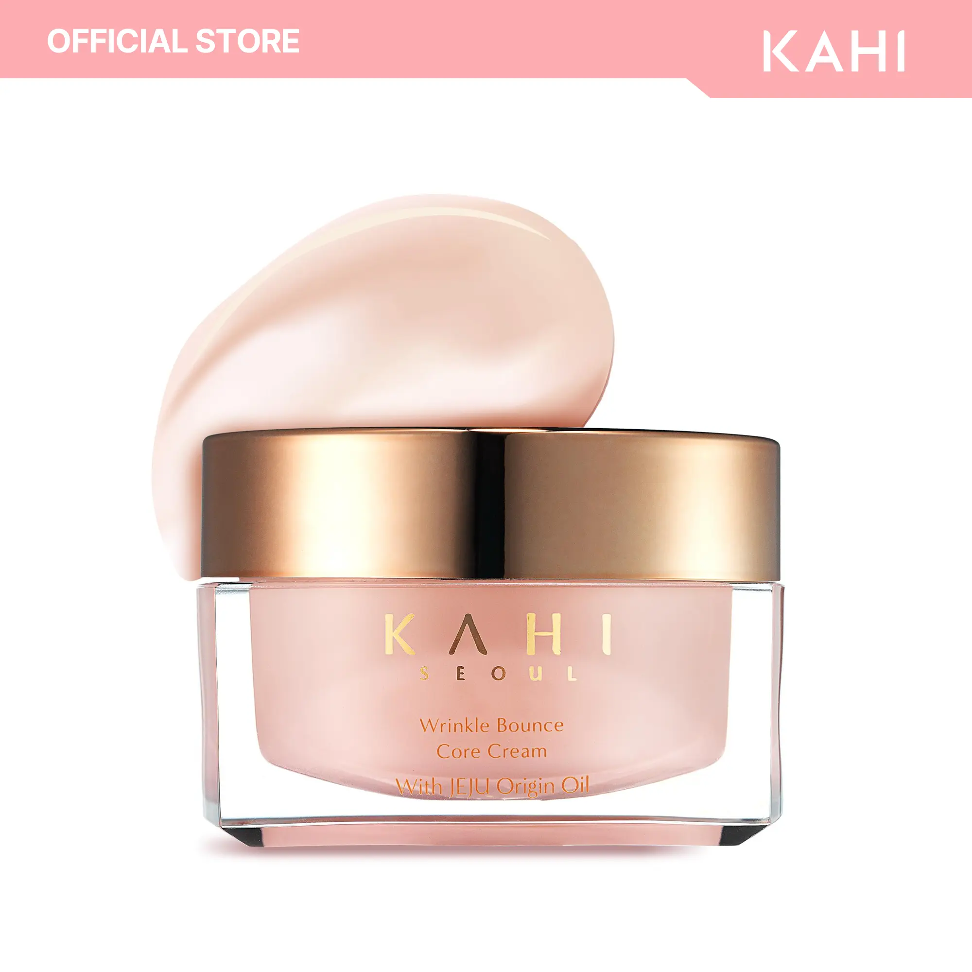 KAHI Core Collagen Cream Jar, Korean Beauty Hydrating Face Moisturizer - Enhances Skin Density, Improves Deep Moisturization, Daily Use for All Skin Types (1.69 fl oz), Moisturizer For Face