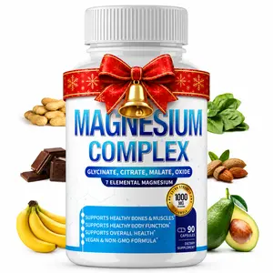 Magnesium Complex 1000mg Made with 7 Elemental Magnesium 90 Capsules