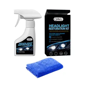 Automotive Headlamp Restoration Fluid Kit, 2025 New Automotive Headlamp Restoration Fluid Oxidized Kit, Multifunctional Car Headlight Polishing for All Vehicle Types (1pcs)