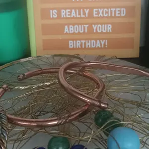 West African Pure Copper Bracelet for Men and Women