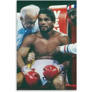 Roberto Duran Boxing Poster (1) Wall Art Poster Gifts Bedroom Prints Home Decor Hanging Picture Canvas Painting Posters