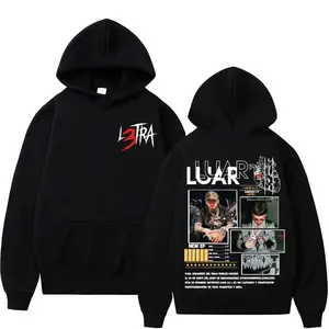 Rapper Luar La L L3TRA Album Cover Hooded Male Harajuku Hip Hop Punk Street Hoodie Men Women Fashion Casual Hoodie