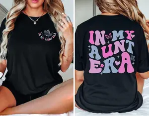 In My Aunt Era Era Shirt, Auntie Shirt, Mother's Day Gift, Aunt Life, Trendy Aunt Shirt, Funny Aunt Shirt, Retro Aunt T-Shirt, Gift for Aunt