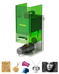 xTool F1 2-in-1 Dual Laser Engraver, 4000mm/s Lightning Speed Portable Laser Engraving Machine, Laser Engraver for Jewelry, Metal, Wood, Leather
