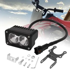 3inch LED Headlight Kit for Talaria Sting R MX4/Sur-Ron Segway X260 Plug and Play Spot Beam 20W 6000-6500K Upgrade Motorcycle Lights Bars Led Headlamp with Mount Bracket