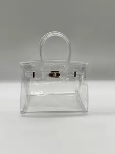 Transparent Jelly Women's Bag, Lightweight Handbag, Versatile Bag, Travel Handbags, Large Capacity Beach Bag, Concert Bag, Airport Friendly, Weekend Bag, Stylish and Practical