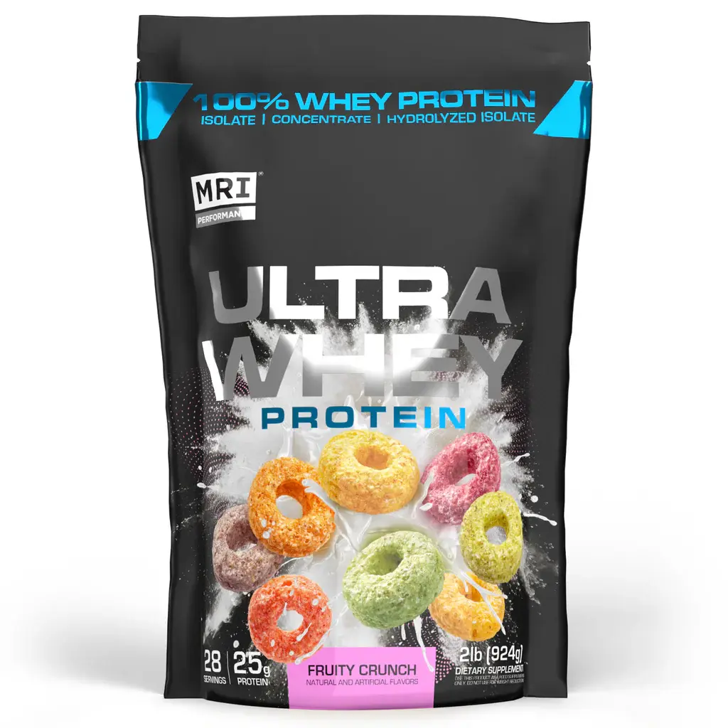 MRI Ultra Whey Protein Powder (1000g) - Sucralose-Sweetened Triple Blend Dietary Fitness Supplement with Amino Acids for Energy, Muscle Growth & Workout Recovery, Metabolism Support