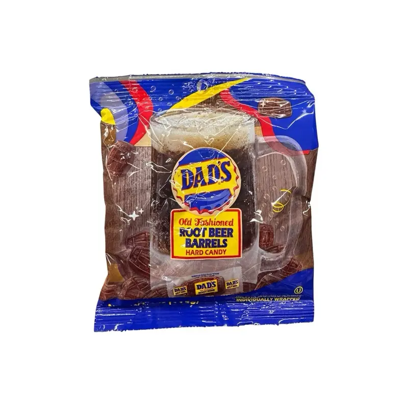 Dads Old Fashioned Root Beer Barrels Hard Candy- 1 Bag