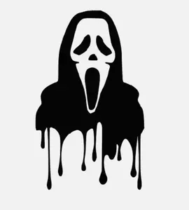 Scream Face Vinyl Decal Sticker