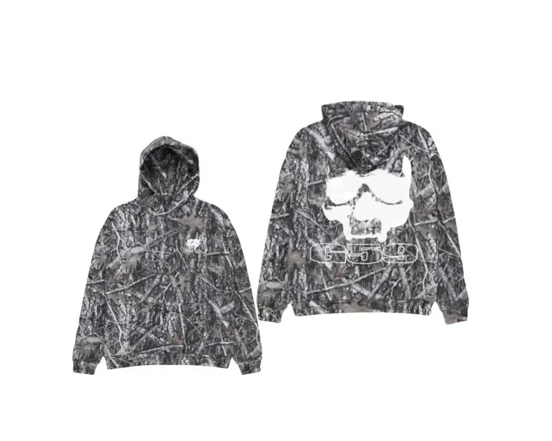Vintage Unisex G59 Skull Camo Graphic 3D Hoodie for Men and Women, Outdoor Streetwear 3D Hoodie, Graphic Hoodie