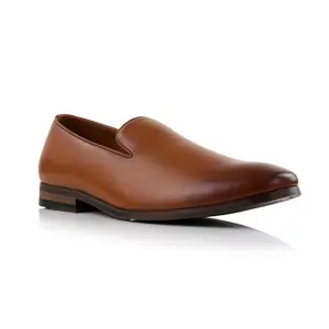 Ferro Aldo Clyde wholecut minimalist penny loafers, in Cognac, Men's Size 6.5 - 13