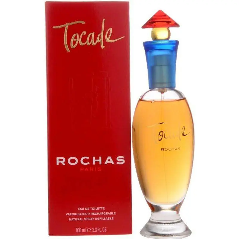 Rochas TOCADE Jasmine Blend Oriental Floral EDT for Women - Jasmine-Themed, Botanical, Exotic, Flowers, Fragrance Women's Fragrance - Elegant Alluring Scent, 3.3 fl oz/3.4 oz, New In Retail Box, Single Item, Jasmine-Themed Women's Fragrance