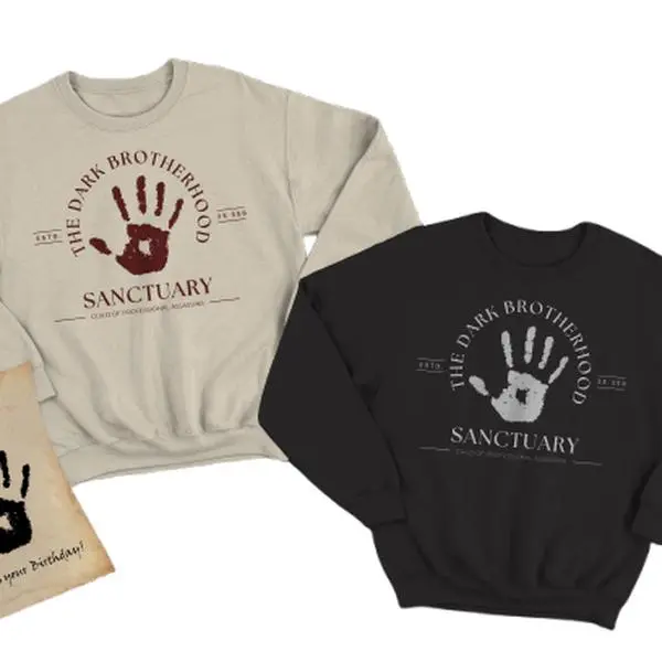 Dark Brotherhood Unisex Sweatshirt - Inspired By The Elder Scrolls Skyrim - Perfect Gift For Gamers And Nerds