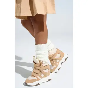 MARANTO TAUPE WEDGE SNEAKER MARANTO TAUPE WEDGE SNEAKER