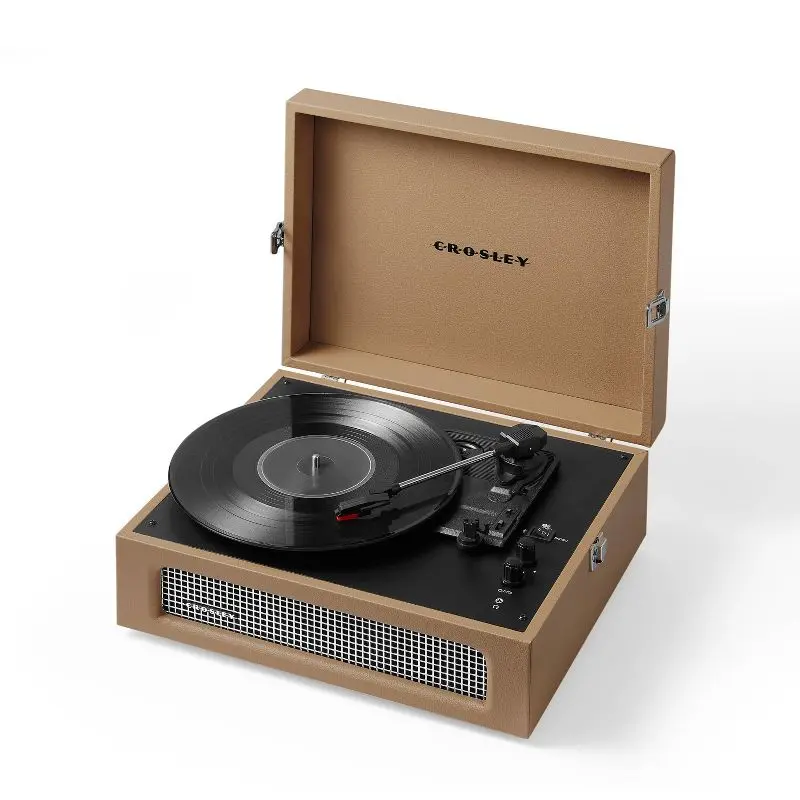 Crosley Voyager Bluetooth Vinyl Record Player - Tan