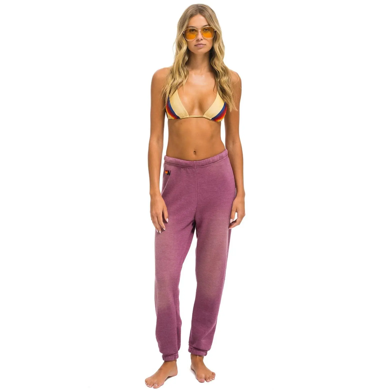 ESSENTIAL SWEATPANTS - FADED BERRY