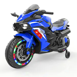 2 Wheels Electric Motorcycle for Kids,Electric Bike for Kids,Electric Motocross Off-Road Bike,12V Kids Ride on Motorcycle, Electric Kids Motorcycle, Battery Powered Motorcycle for 3-6Years Old,Gift for Christmas Day Birthday