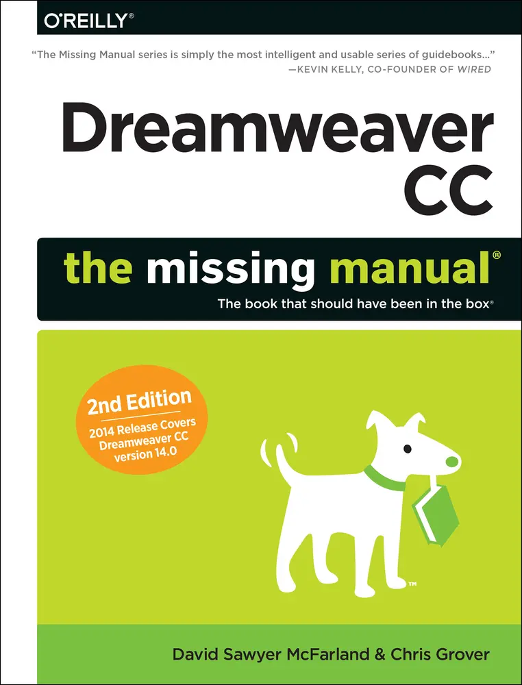 Used Tutorial Book - Dreamweaver CC: The Missing Manual (Covers 2014 Release) by David Sawyer McFarland (Paperback)