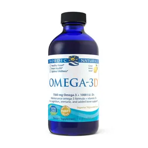 Nordic Naturals Omega-3D Liquid, 8-Ounce, 0.88 Bottle