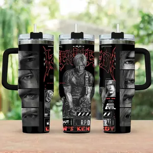 Resident Evil Requiem Tumbler, Leon Kennedy Gamer Tumbler Cup, RE Character Fan Gift