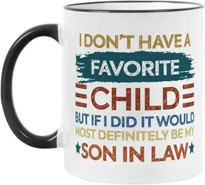 Fatbaby Funny Coffee Mug Gifts for Son In Law From Mother In Law,Father In Law,Son-in-law Gifts for Fathers Day Birthday Christmas Thanksgiving,Son In Law Tea Cup 11OZ