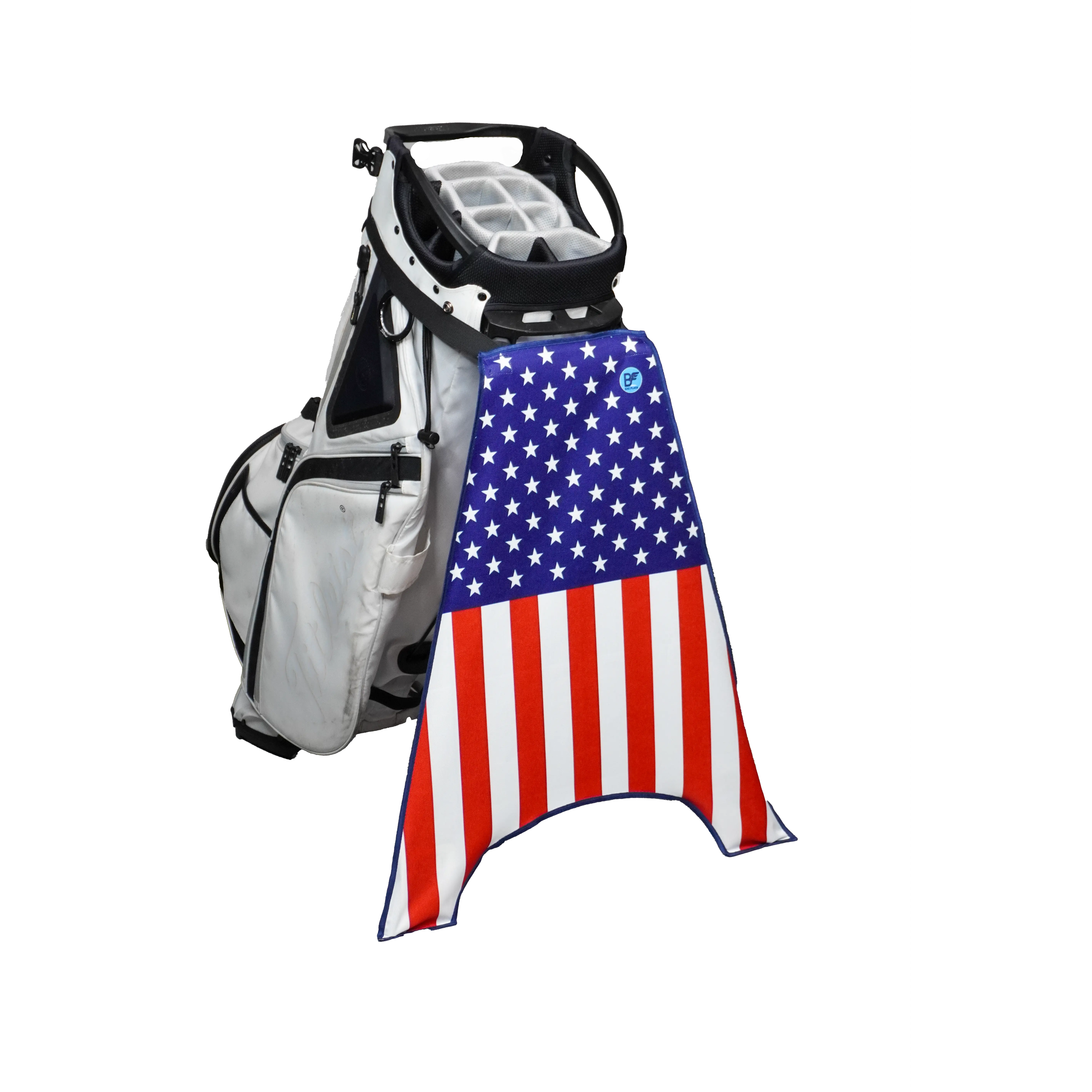 American Flag Golf Bag Banner