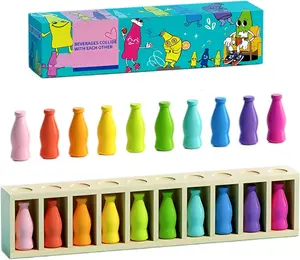 Bottle Color Challenge Game for Kids & Adults Fun Family Match Toy for Parties Backyard Play Camping Travel Parent-Child Activities & Group Competition Board Game
