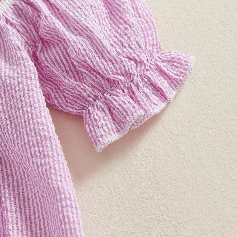 Baby Girl Easter Outfit Infant Bunny Smocked Romper Newborn Rabbit Eggs Easter T Shirt Top Toddler Summer Clothes