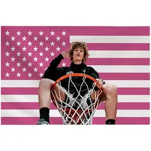 TIGERBABY Nelson,neumann Flag Tapestry,Funny pink american flag tapestry ,Pink flag tapestry.indoor outdoor banner/tapestry room decor/bedroom living room party decor/background decoration/bedroom wall decor,Artistic
