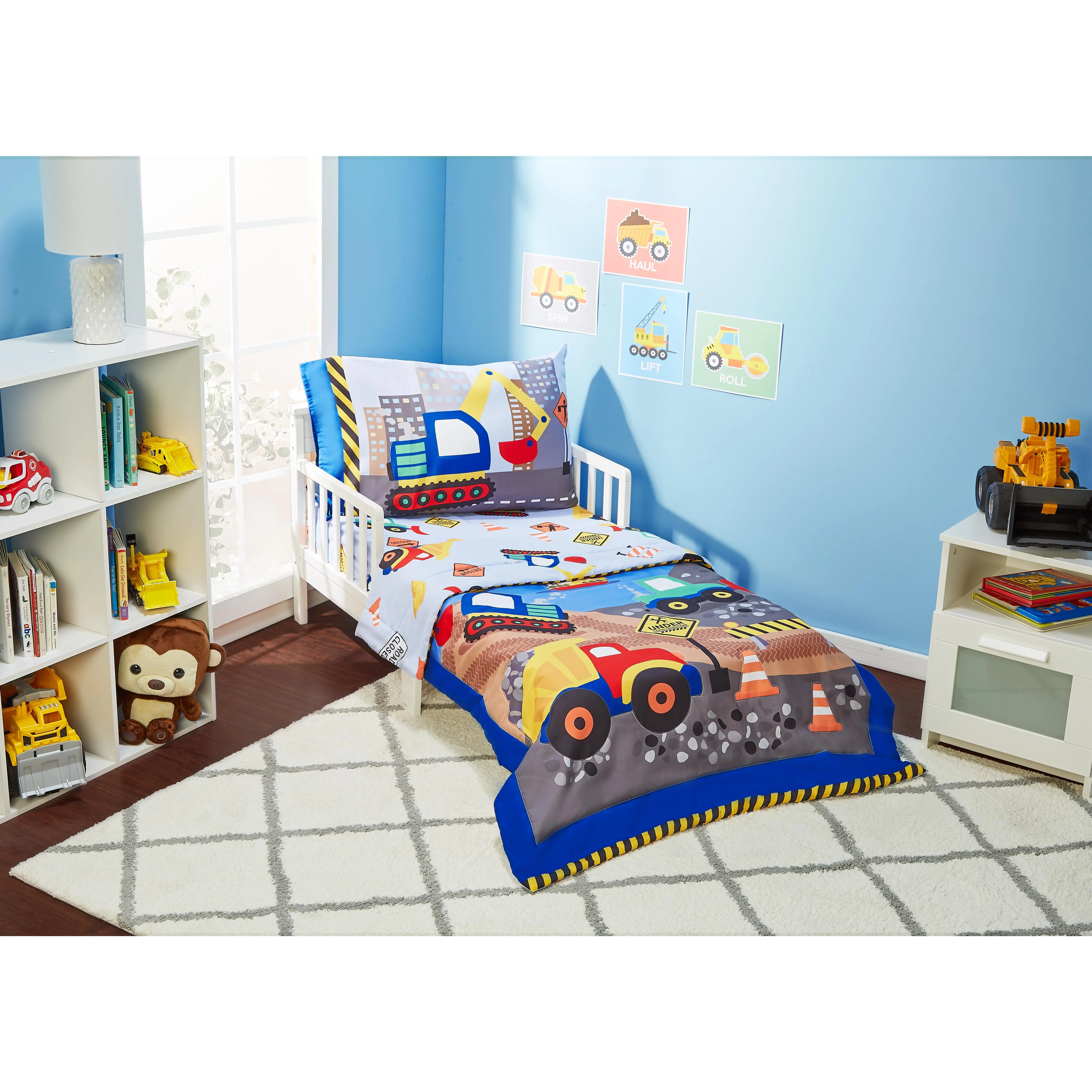Under Construction 4-Piece Toddler Bedding Set Under Construction 4-Piece Toddler Bedding Set